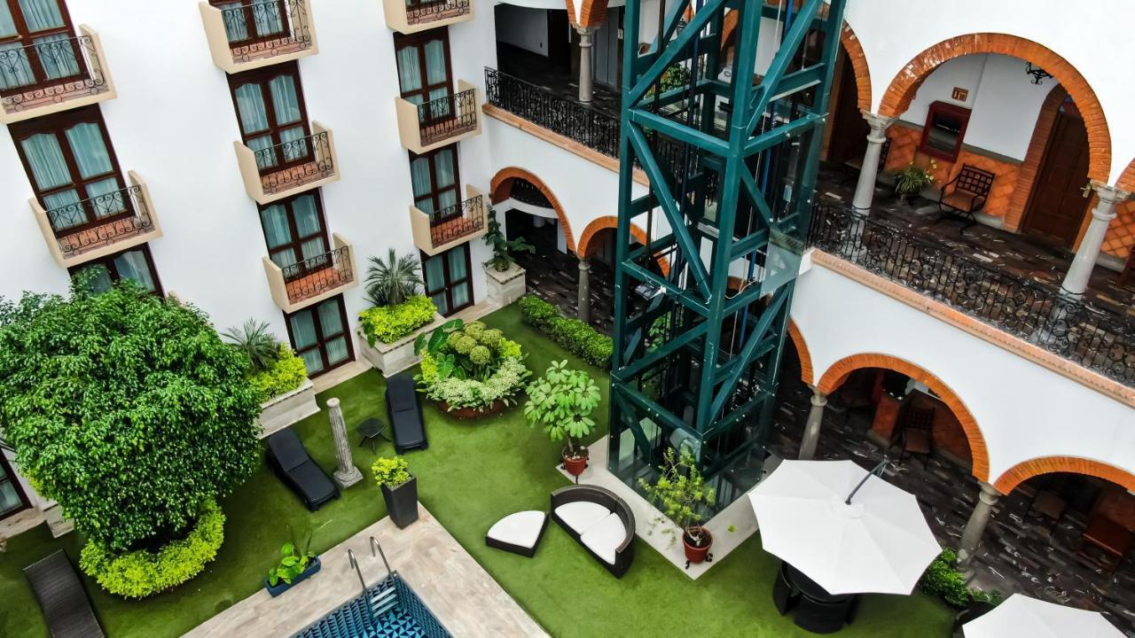 san Pedro Hotel Puebla Bagian luar foto