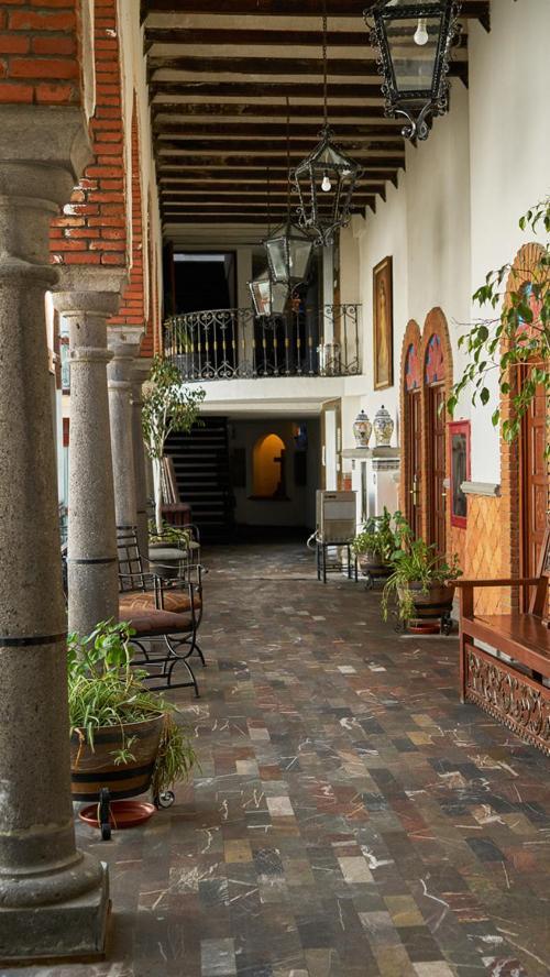 san Pedro Hotel Puebla Bagian luar foto