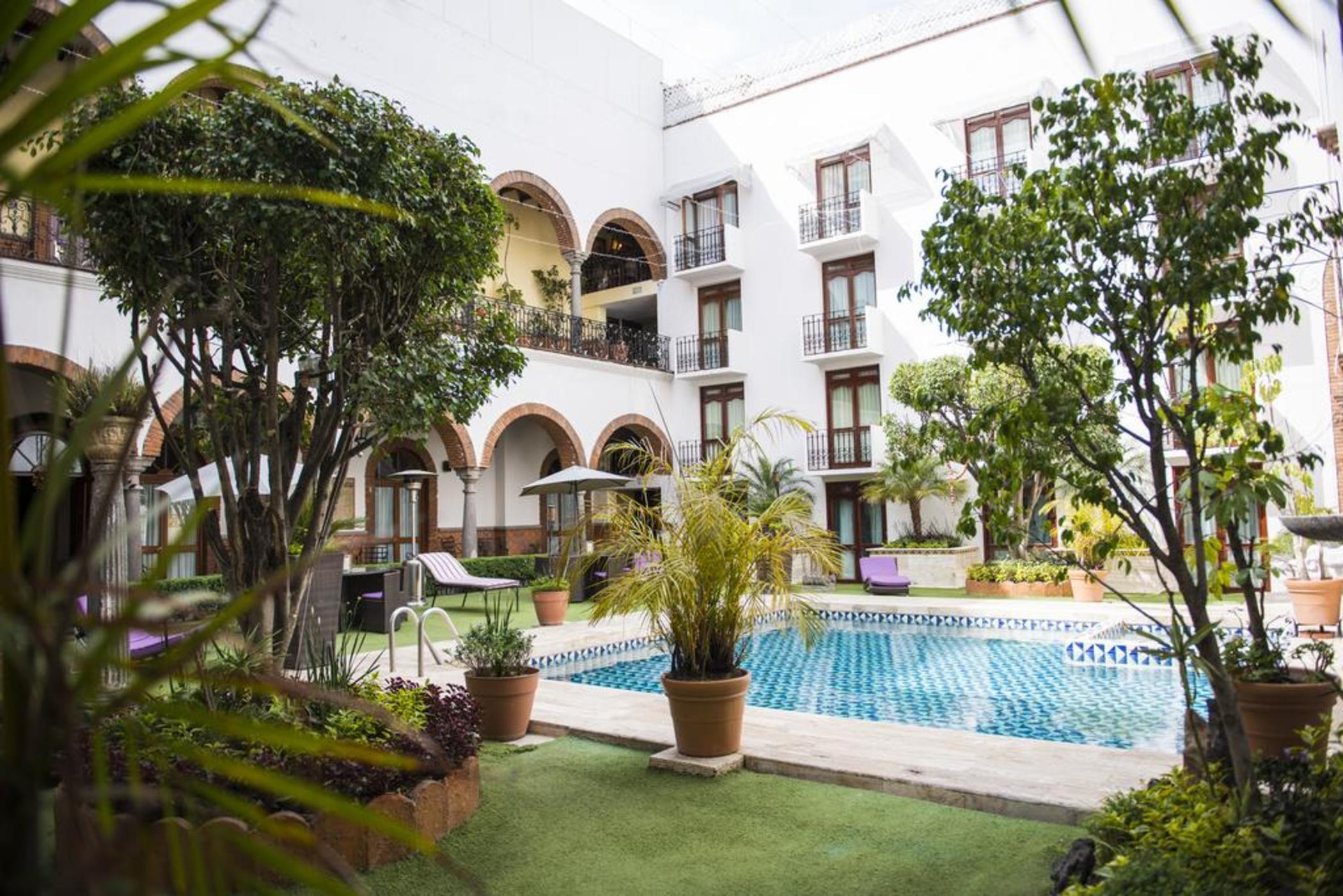 san Pedro Hotel Puebla Bagian luar foto