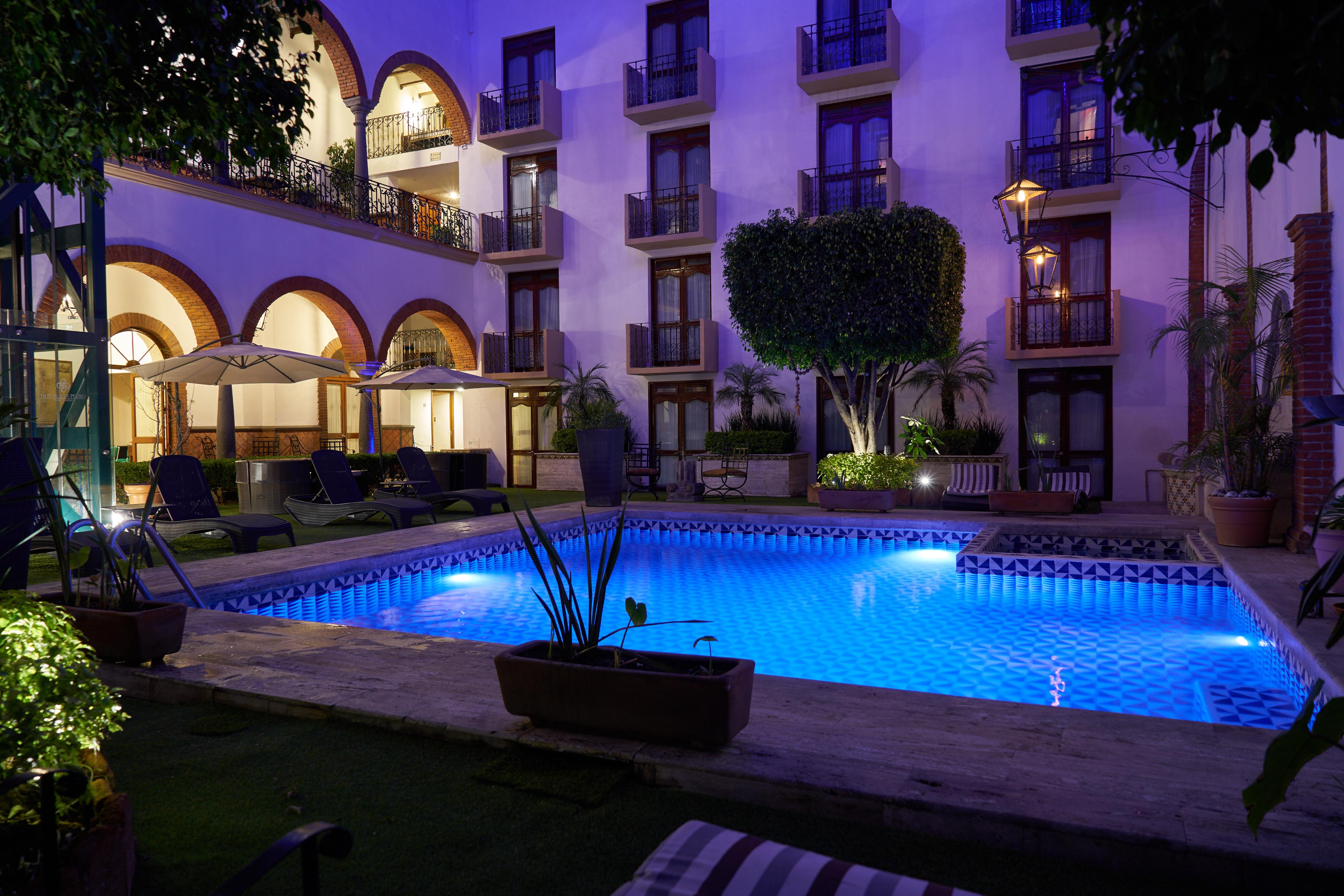 san Pedro Hotel Puebla Bagian luar foto