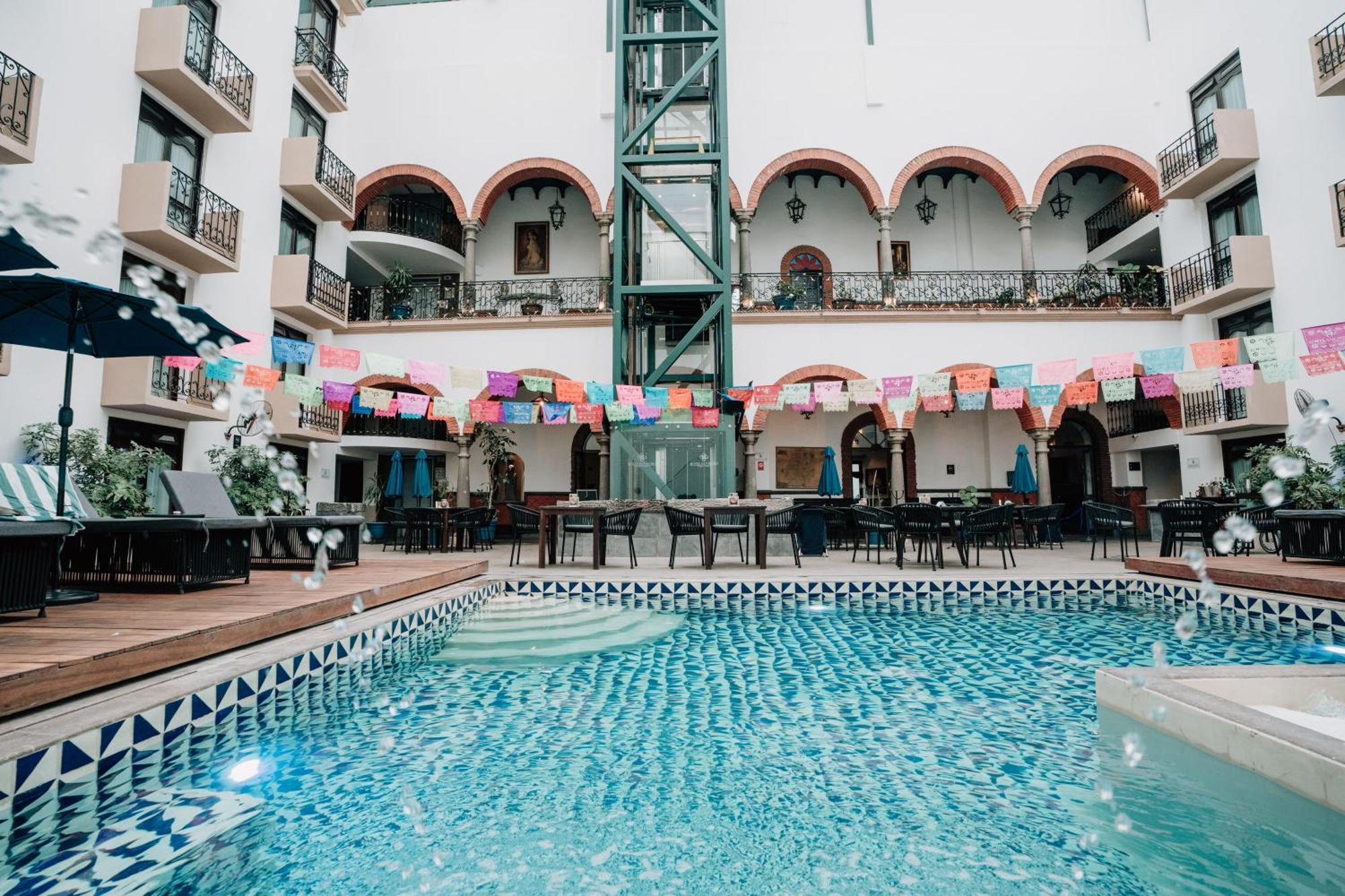 san Pedro Hotel Puebla Bagian luar foto
